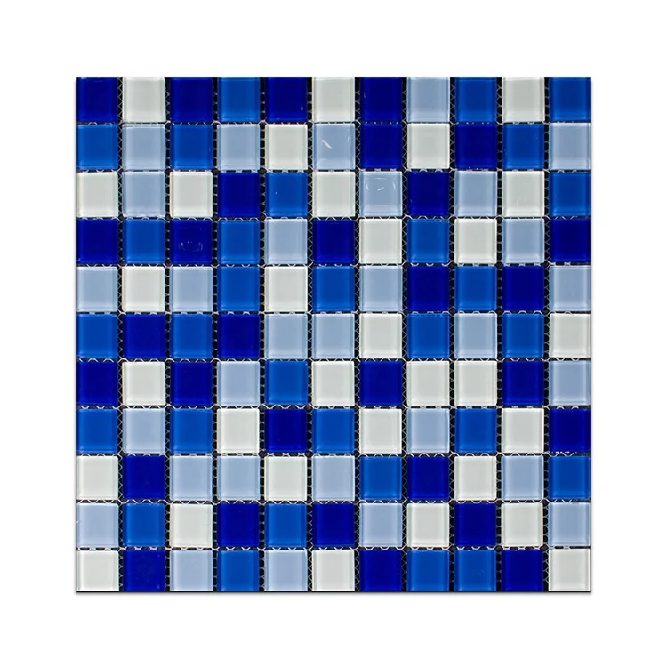 Foshan New Design 25x25 Building Materials Glass Mosaic Tile