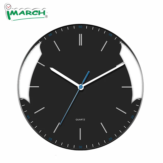 iMSH WC30502 Wall clock quartz analog wall clock silence home decoration round custom analogue wall clock
