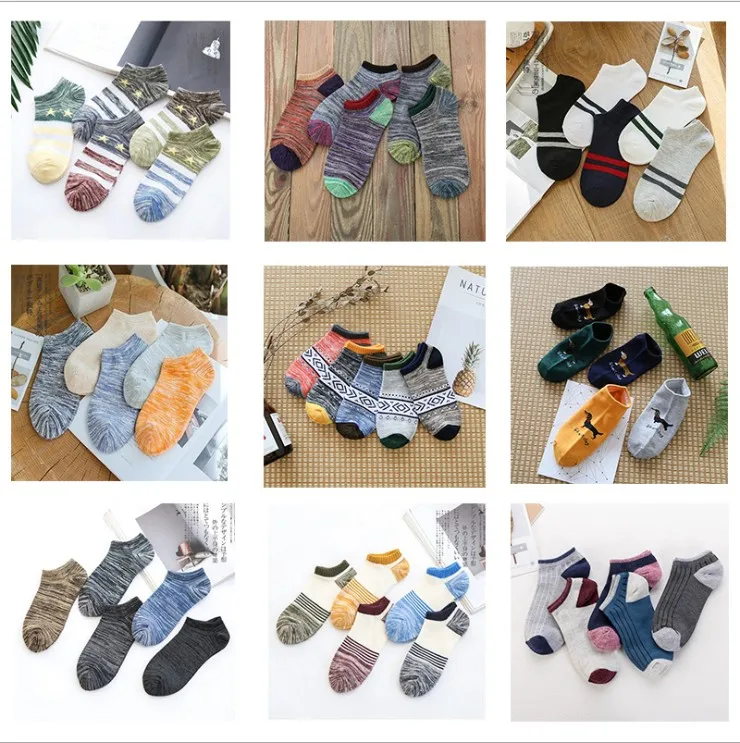 
UP GRADE summer cotton Fashion Cheap breathable ankle Men Wholesale Socks 