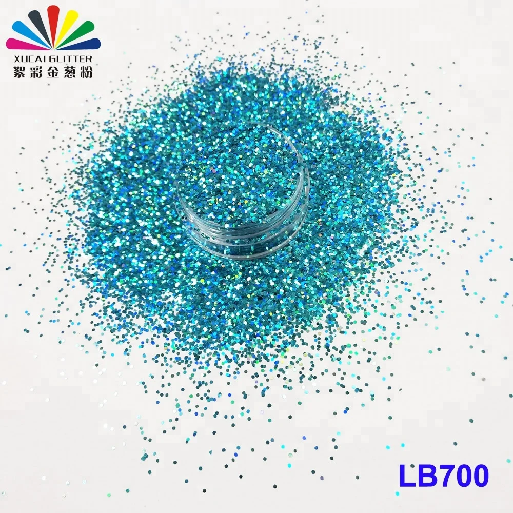 Factory Wholesale polyester holographic glitter Bulk chunky PET eco-friendly glitter for crafts and cosmetic