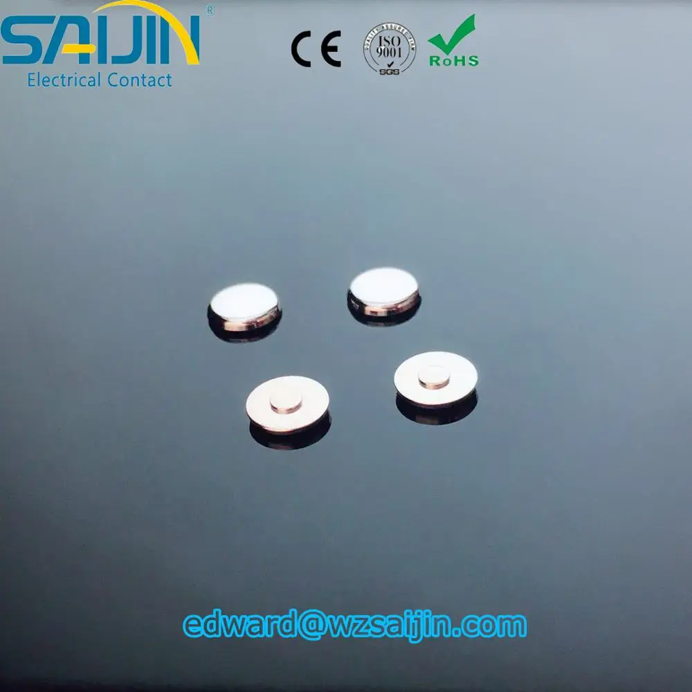 Электрическая Серебряная контактная точка электрическая контактная точка Серебряная медь биметалл