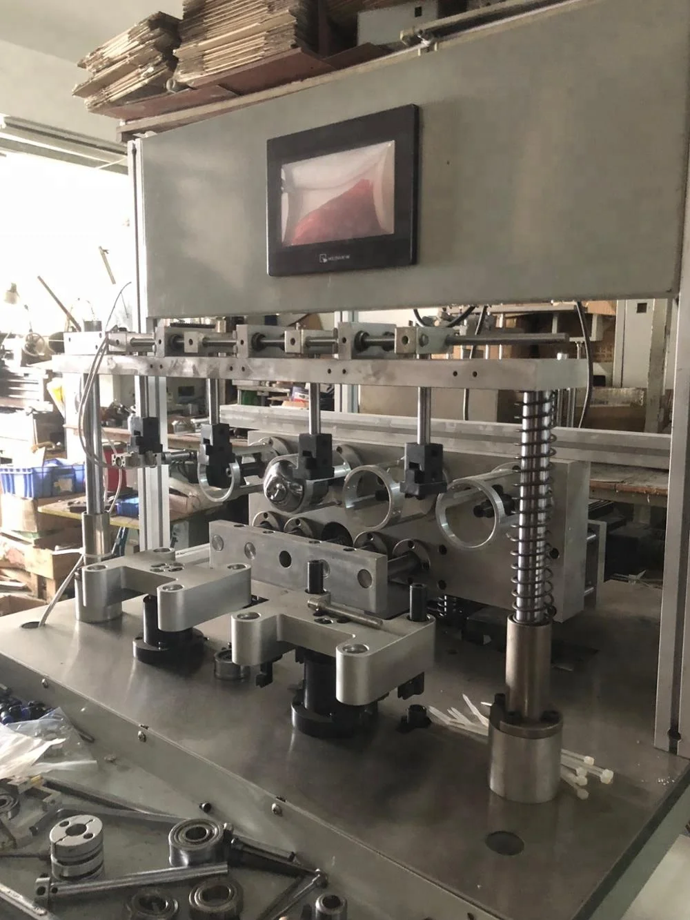 electric high quality toroidal motor coil winding wire stripping machine yarn winding