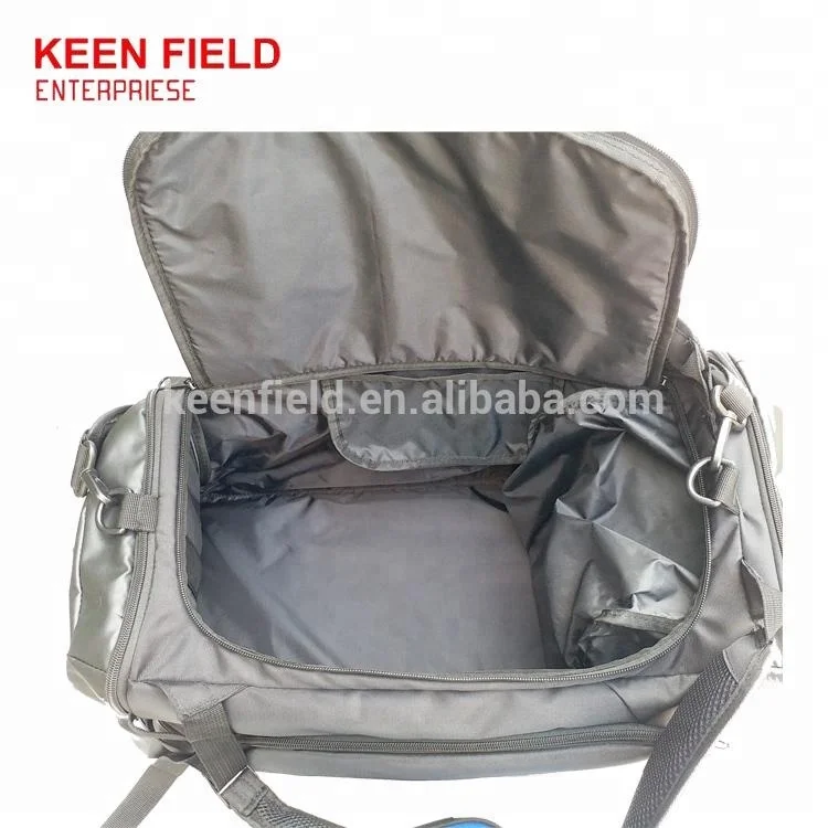 Eco-Friendly Materials Men Sports Bag With Shoes Compartment 3 Ways Carry