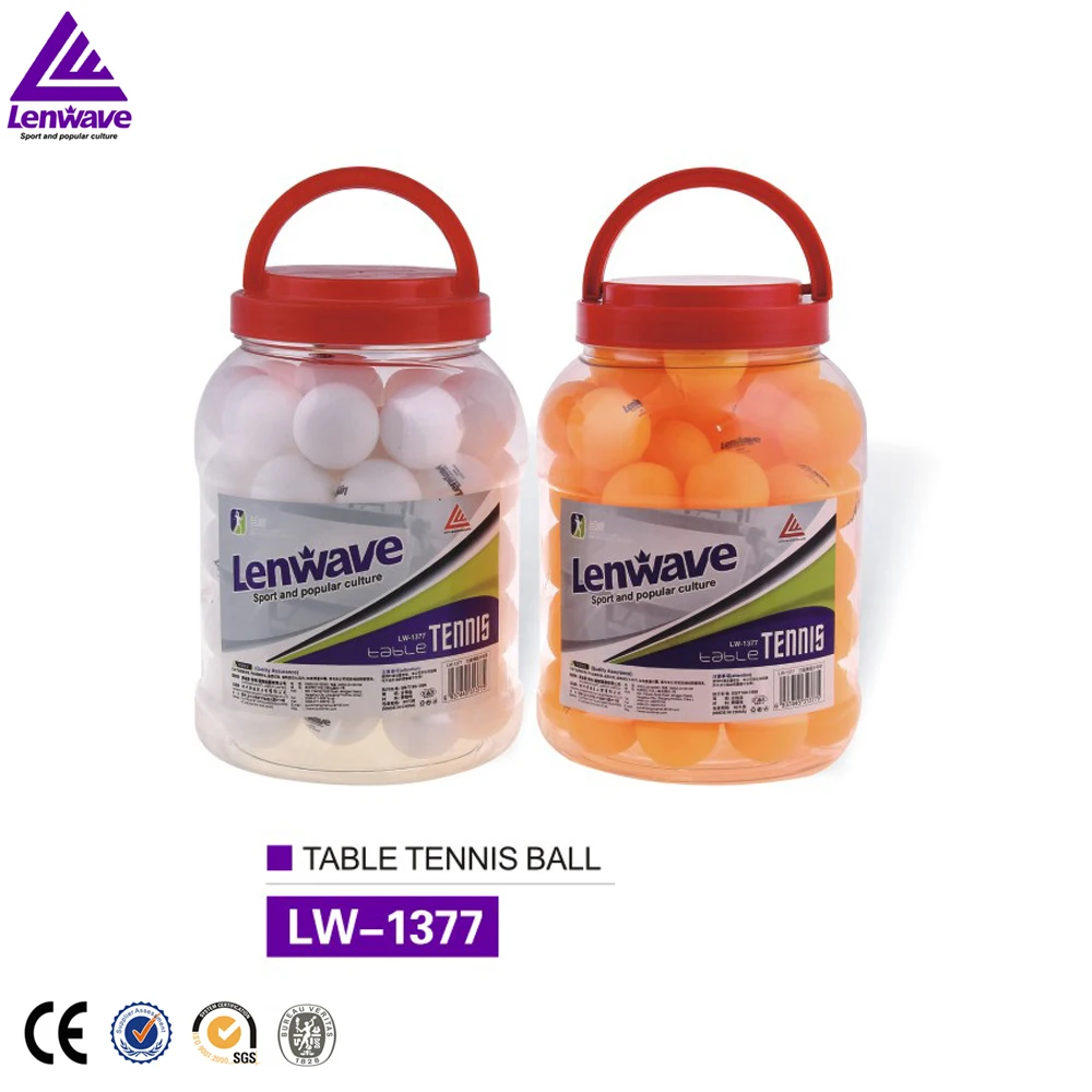 
Lenwave factory price color plastic table tennis ball 