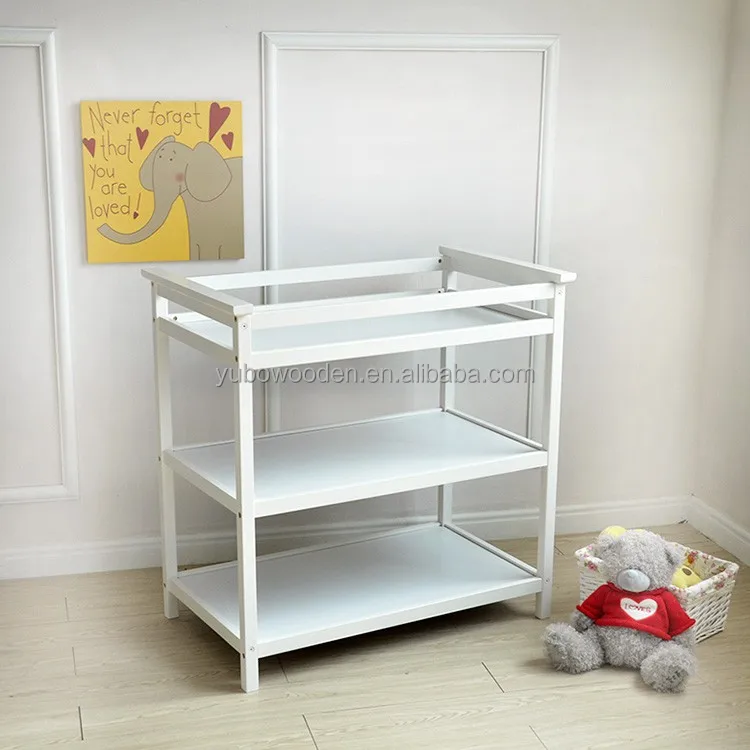 
Hot sale good quality home living furniture wooden baby changing table wholesale 