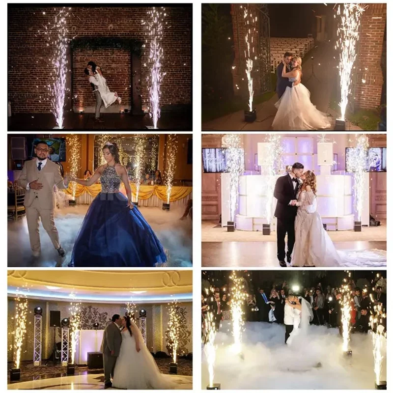 Cold fireworks machine stage effects sparklers fountain wedding fireworks machine indoor/outdoor spark machine dmx