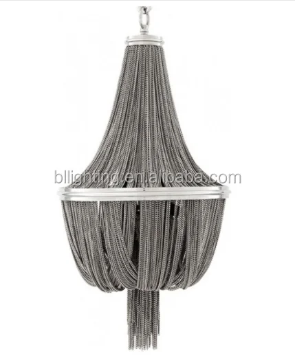 Zhongshan best-selling European style fancy indoor atlantis fixtures aluminum chain chandelier modern popular hanging chandelier