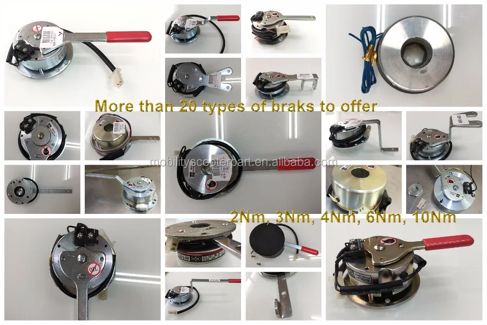 BR32 electric brake with lever DC24V 10.8W 3Nm 2DX0X055001T for Invacare 3wheels electric mobility scooter parts