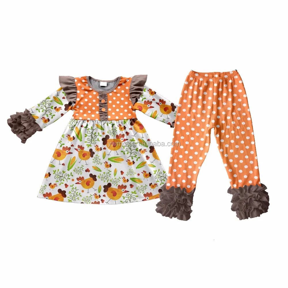 Fall Children Winter Clothes Baby Girl Clothing Sets New Fashion Kids Boutique Outfits