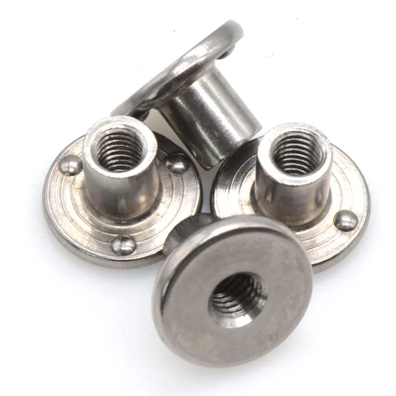 Stainless Steel round base Tee weld nut