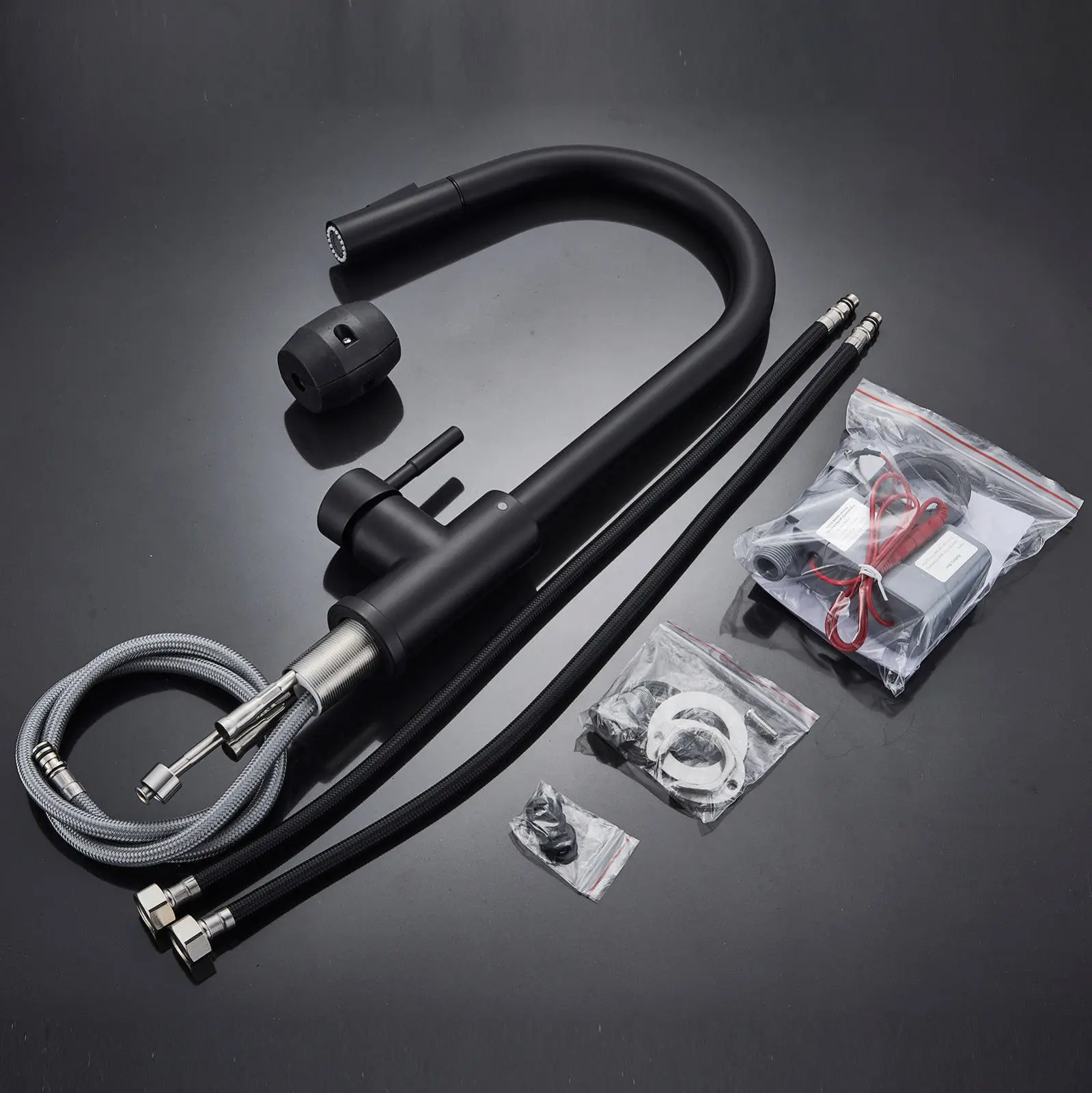 
Stainless steel Induction Touch Kitchen Faucet Pull out Sprayer Sink Mixer Tap 