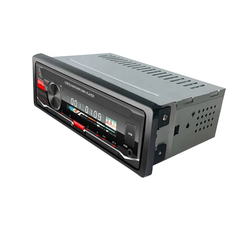 Factory wholesale single din car auto radio with BT FM/SD/USB/Aux 1 din Car Mp3 for stereo radio Music 2019 new product