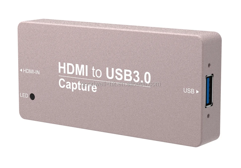 Trued plug and play device USB 3.0 HD Video Capture Card Metal Case