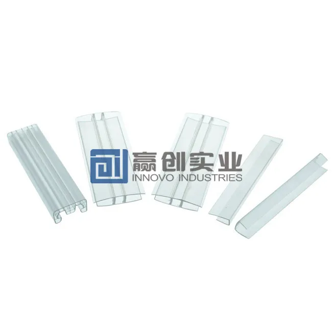 Polycarbonate sheet connectors H and U profile