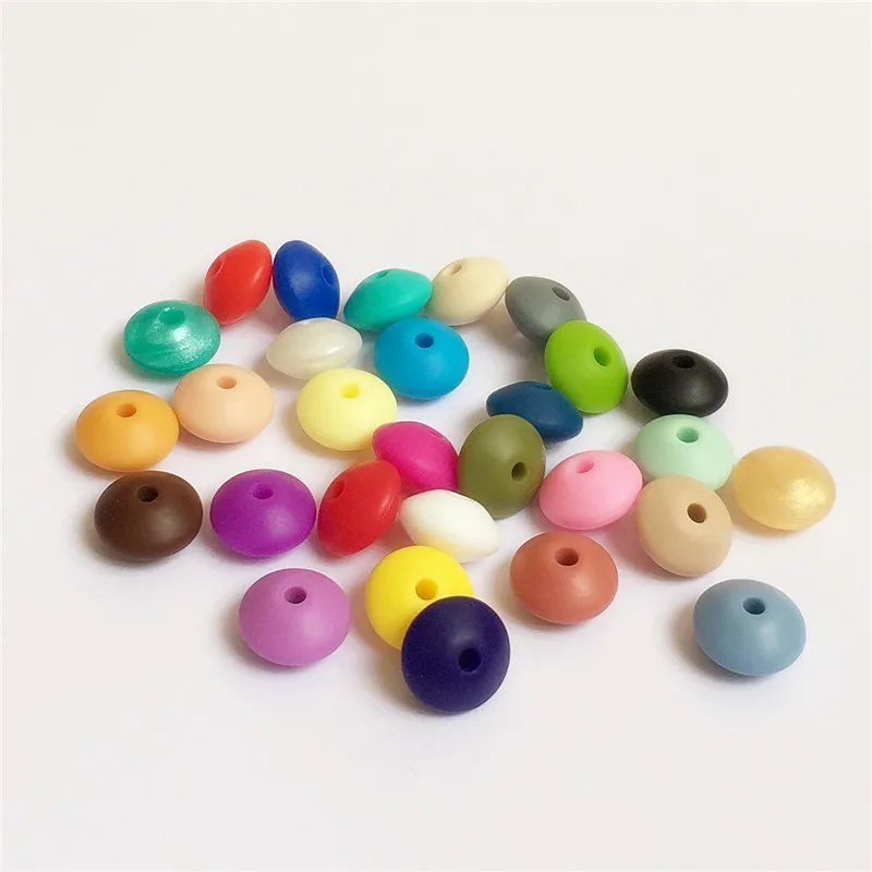 
DIY Accessories Neck Necklace Nursing Abacus Marble Silicone Beads 