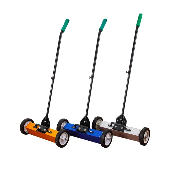 hand held magnetic sweeper magnet with wheels for sweeper