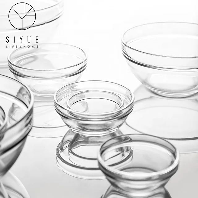 Wholesale Lunch High Quality Clear Glass Salad Fruit Bowl 1864
