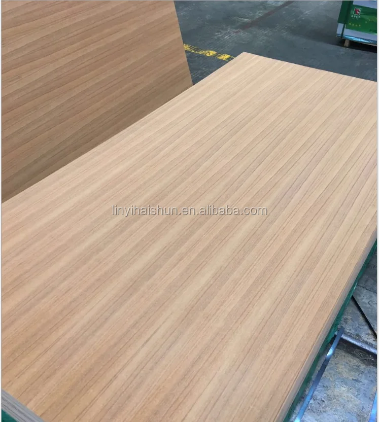 recon teak plywood staight line