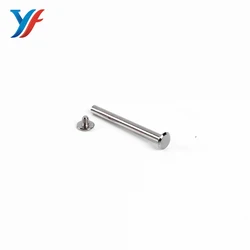 Stainless steel binding head post chicago book screw