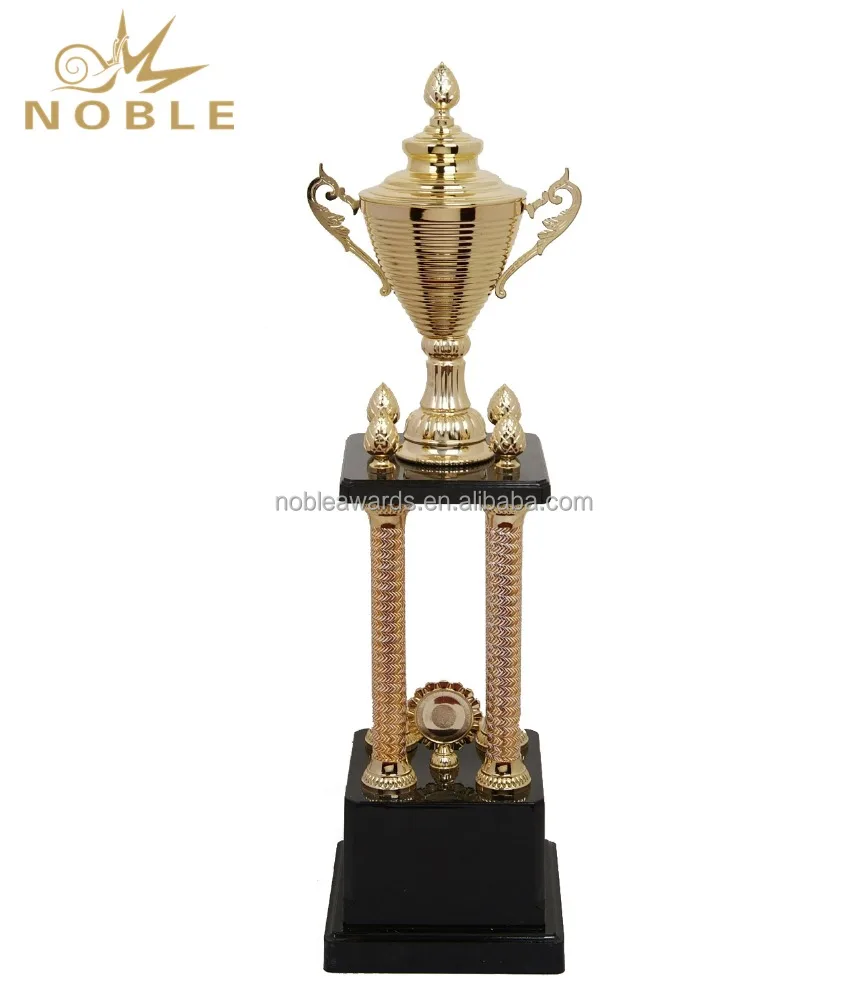 Noble  Metal Award Column Trophy Cup Tournament Trophy