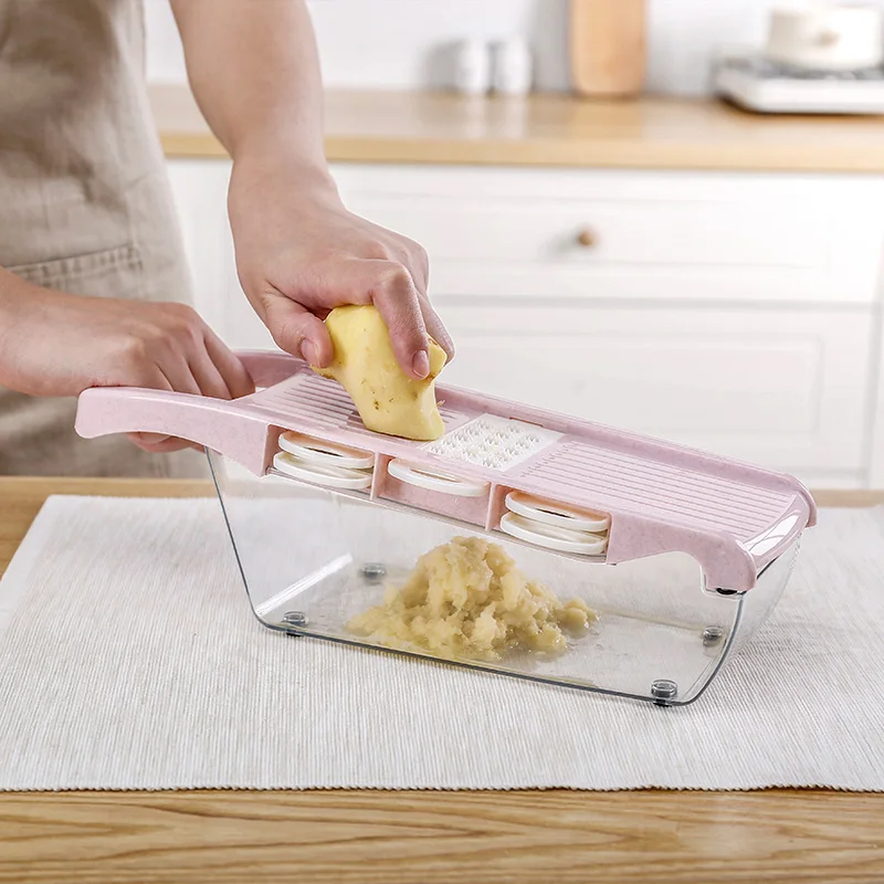 Hot selling 5 in 1 kitchen manual vegetable  and fruit peeler multi grater