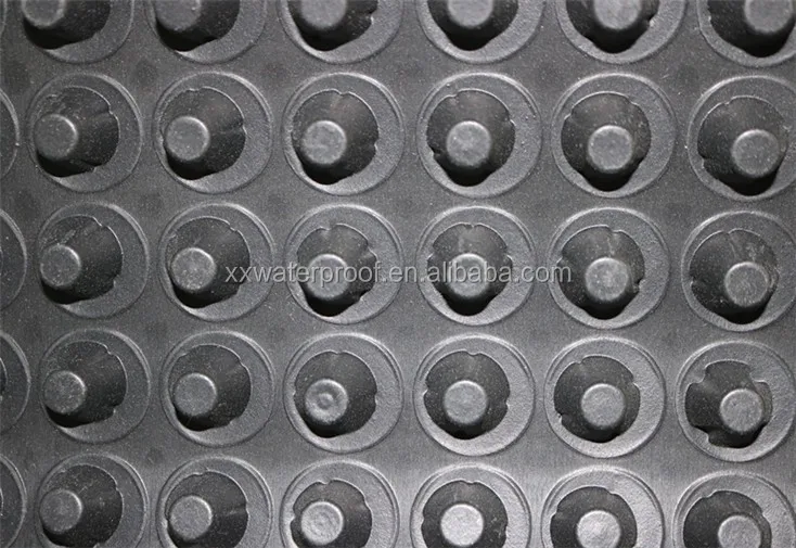 Plastic Waterproof Material Green Roof Drainage Board