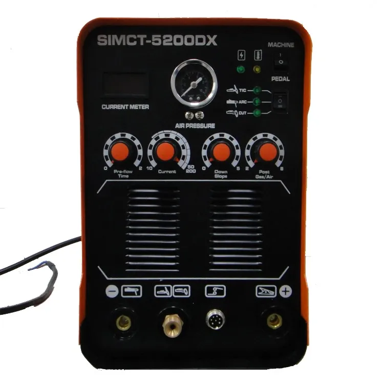 CT 520 inverter welding machine MMA/TIG/CUT dc motors plasma metal cutting machine for small business