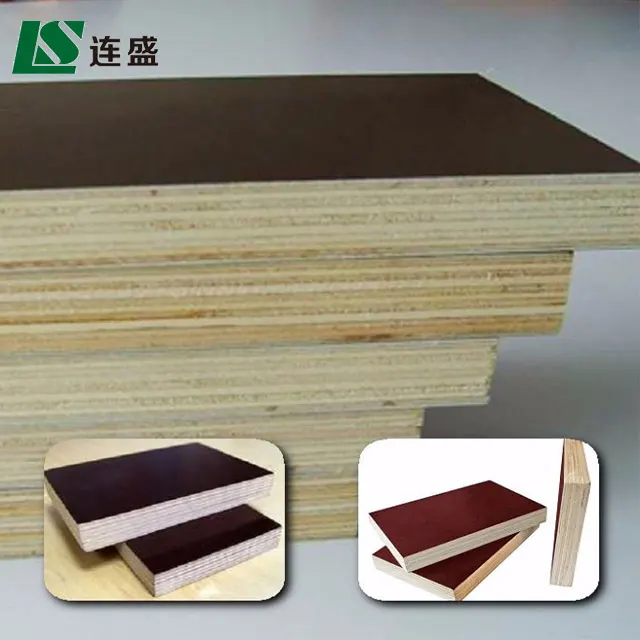 
Lianshengwood 12mm thick waterproof shuttering plywood used exterior doors for sale 