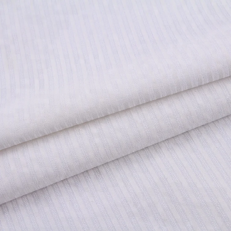 Wholesale 68s White Stripes Pigment Print Cotton Coffin Casket Lining Fabric