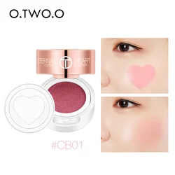 Cosmetics Makeup O.TWO.O High Quality Custom Private Label Palette Heart Stamp Blusher
