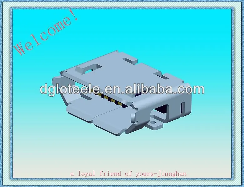 высокая производительность микро-usb 5p б ёенщина пгт 1.6mm гнездо гуандун поставщиком