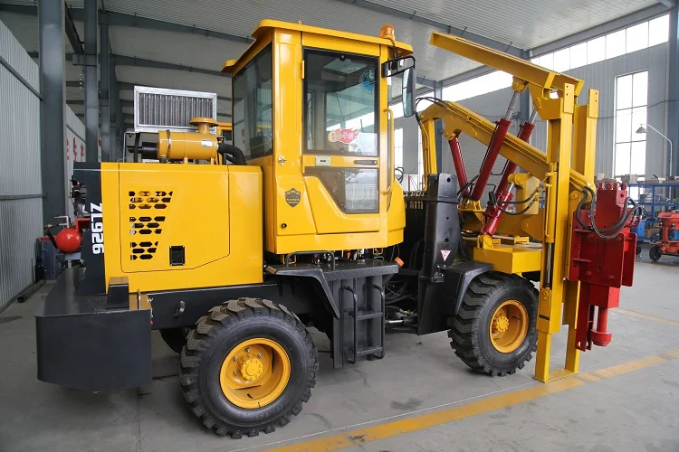 Highway guardrail pile driver for sale