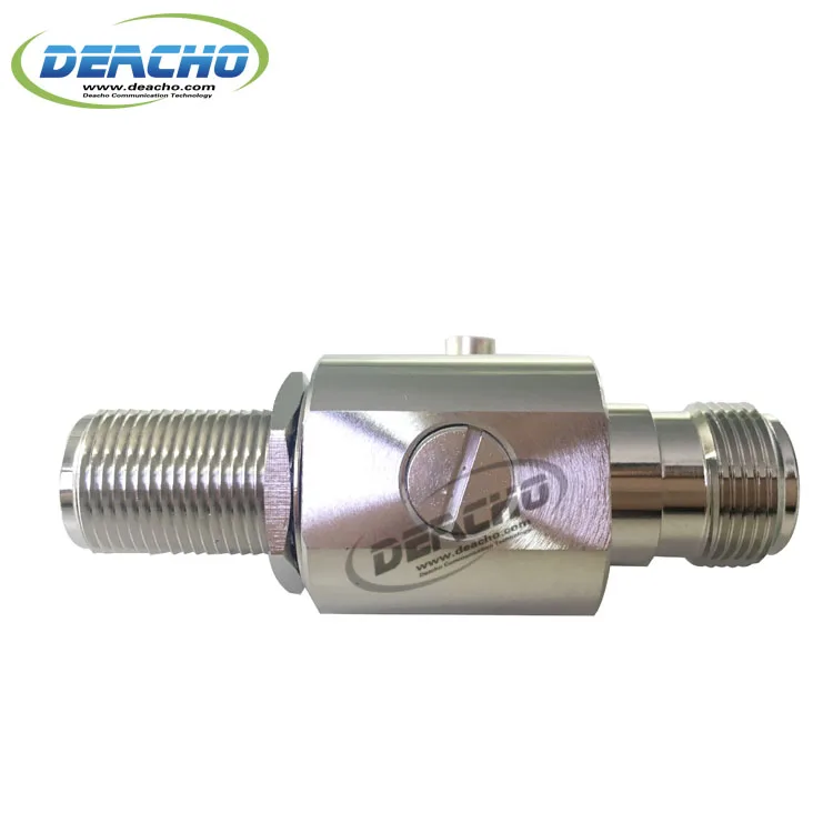 3G gas discharge tube EMP lightning surge arrester protection in rf coaxial engineering N connector bulkhead chassis
