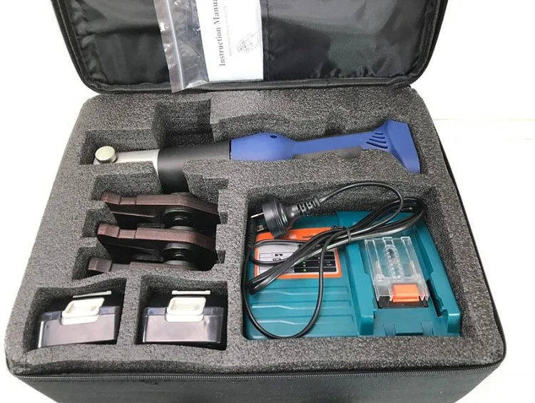 Li-ion Battery 15~28mm Pex and copper Plumbing pipe power press tool kit,tube crimping tool
