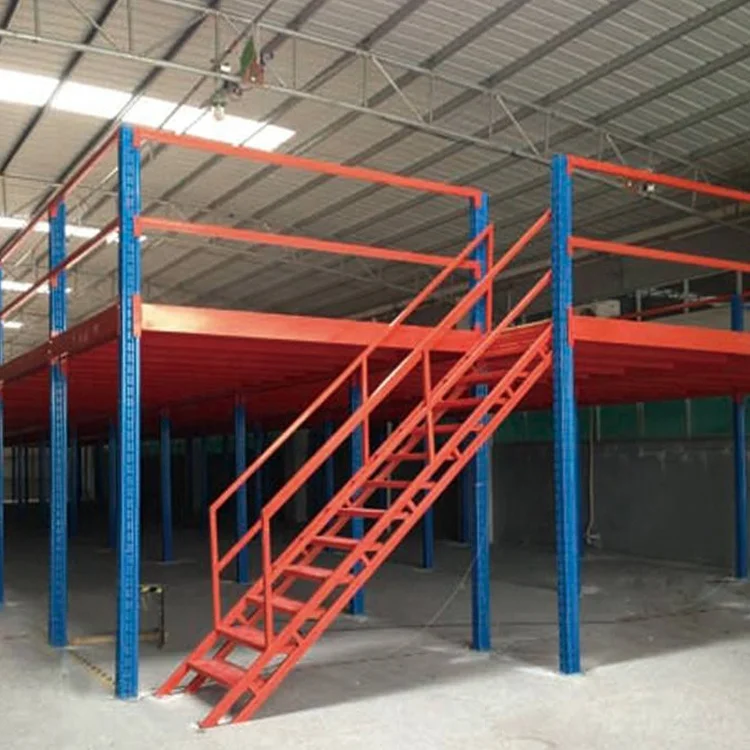 
GTY custom racking supported warehouse compact mezzanine platform shelving rack 