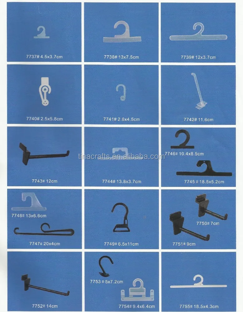 Подвесные пластиковые крючки для пластиковых пакетов с вопросом