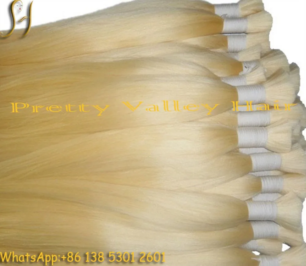 2017 hot selling blonde european hair