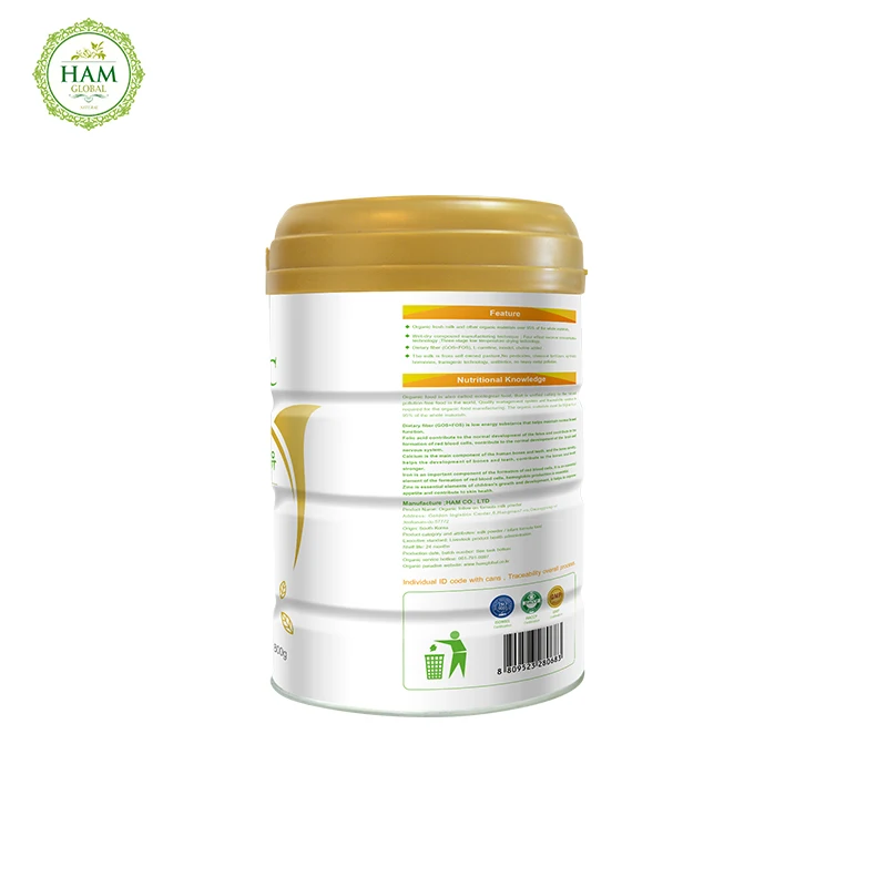 Organic  follow-on formula 6-12months babies  milk powder