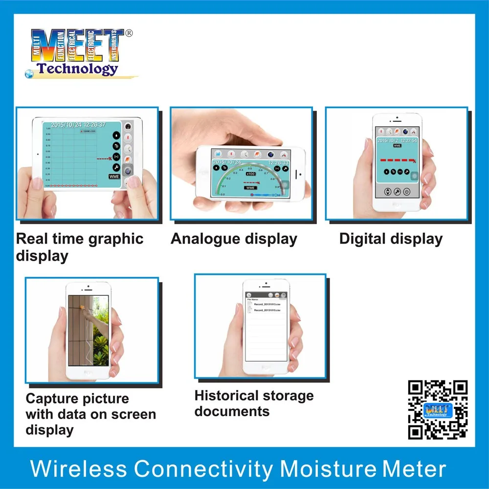 MS-W98U4 беспроводным подключением через Bluetooth цифровой измеритель