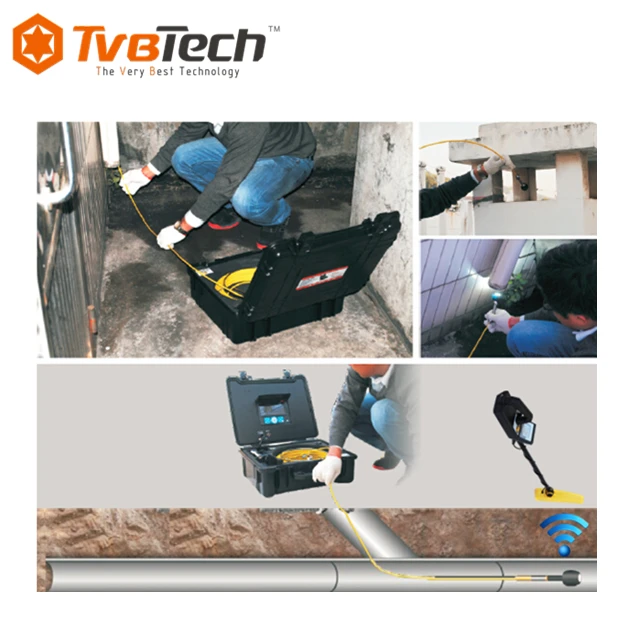 Камера зонда 512 Гц для подземного осмотра канализационных труб CCTV