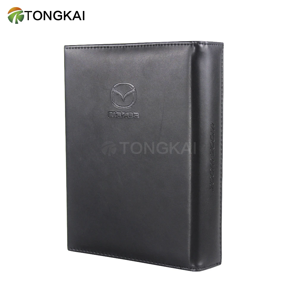 Custom Auto Leather Car Registration Documents Wallet / Case/ Organizer/Folder Holder Bag for Car Manual