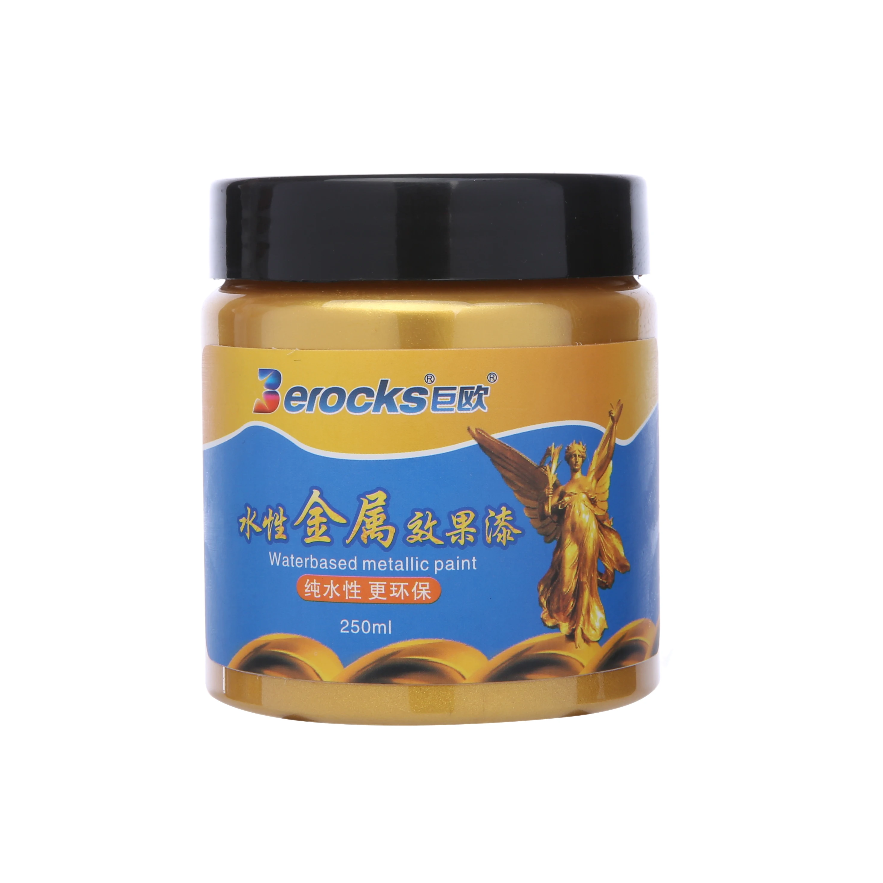 Hot Sale China Supplies nontoxic gold/silver/red Metallic paint