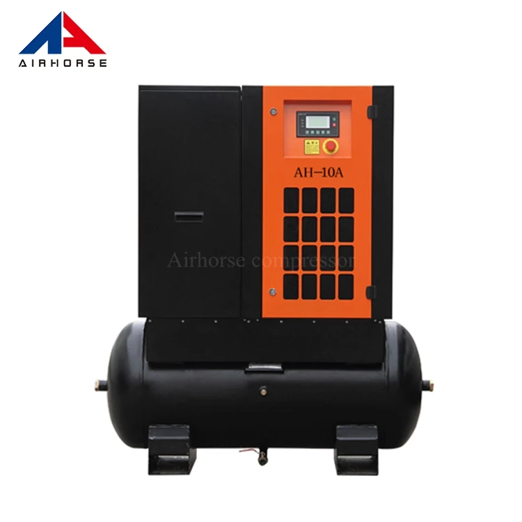 8bar 10bar 15HP 11KW 500L Air Tank осушитель воздуха винт воздушный компрессор с преобразователь частоты