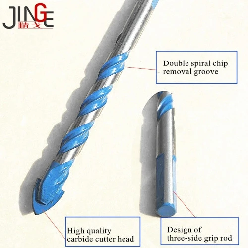 Tungsten Carbide Electric Drill Triangle Drill Multifunction Drill