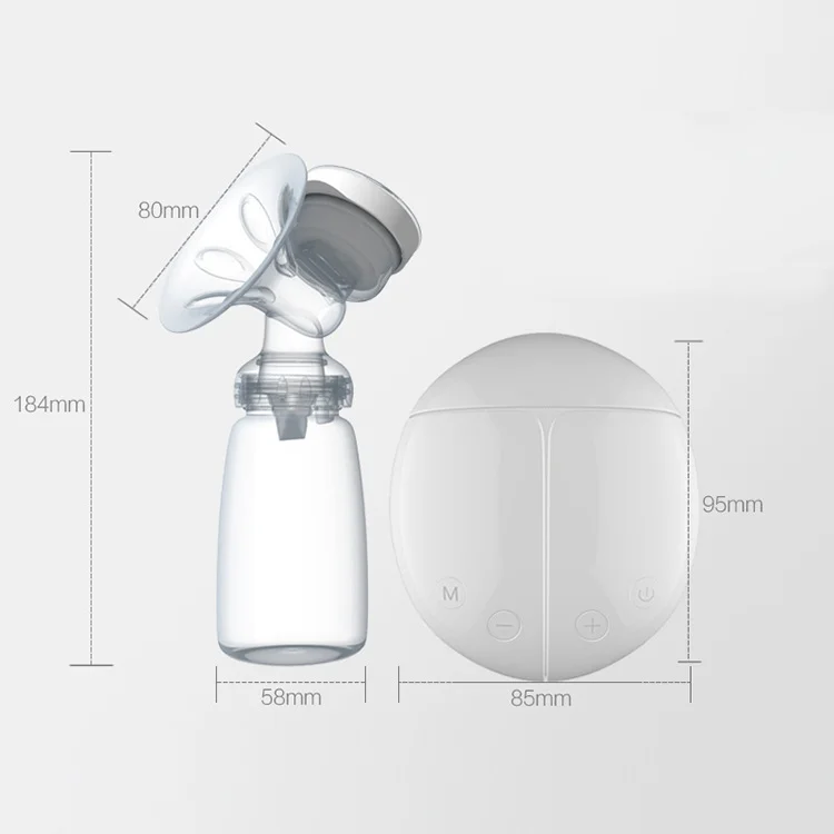 Most Popular Double Silicone Electric Breast Pump With Milk Bottle Infant USB BPA Free,leche bombas electrica usb