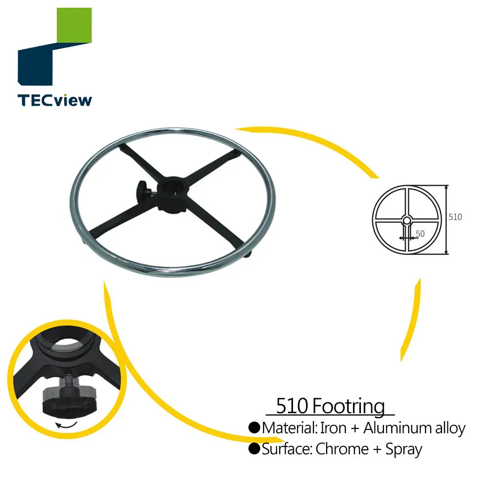 
Aluminum alloy Office Chair Round Footring part 