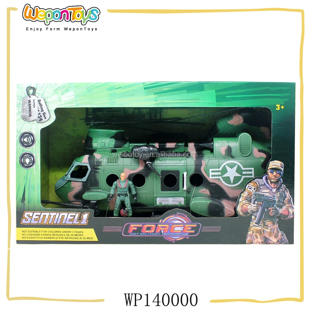 rescue military toy with car and dinosaur plastic military toy play set with music