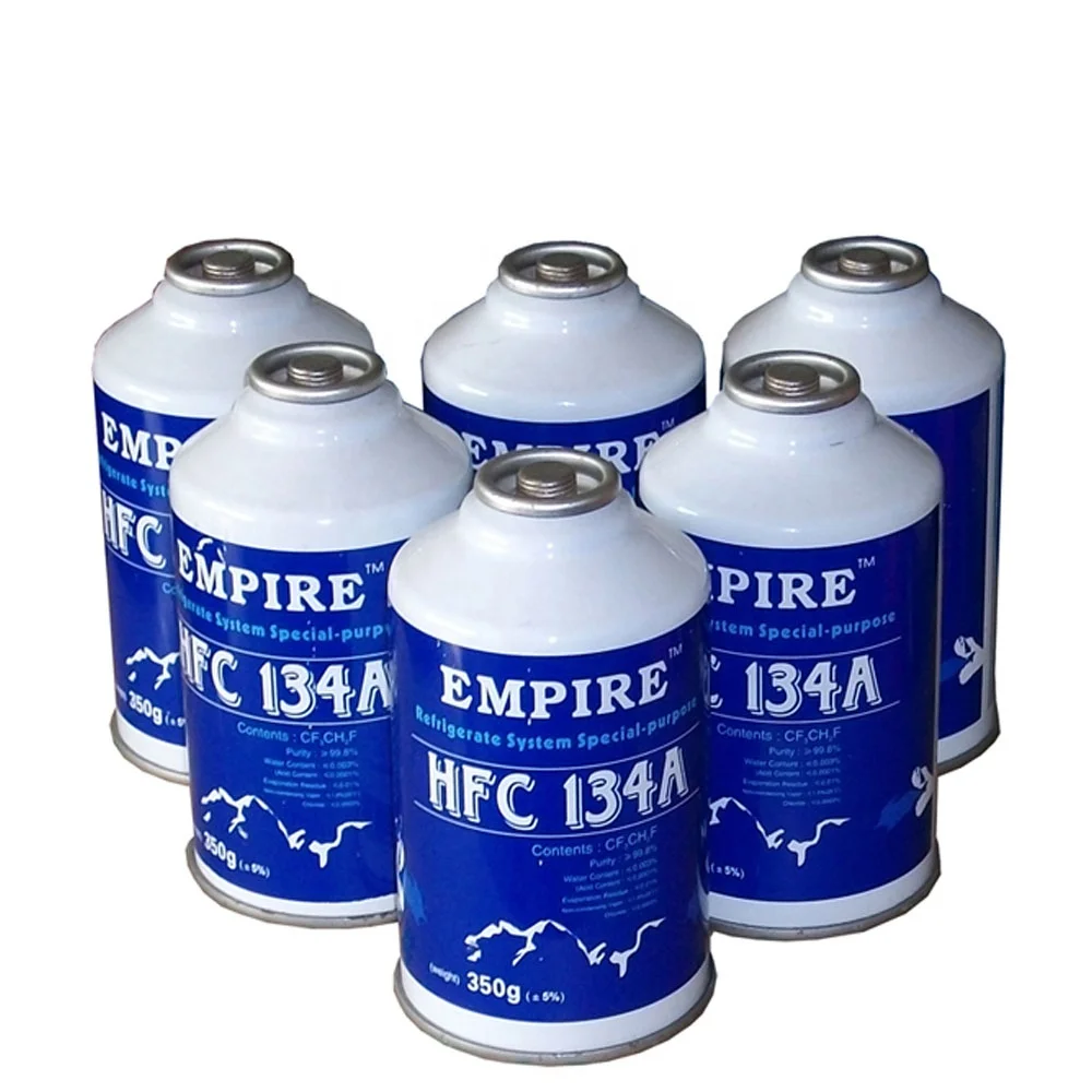 Good quality aerosol can 340gram with 1/2 ACME valve for R134a R141b refrigerant