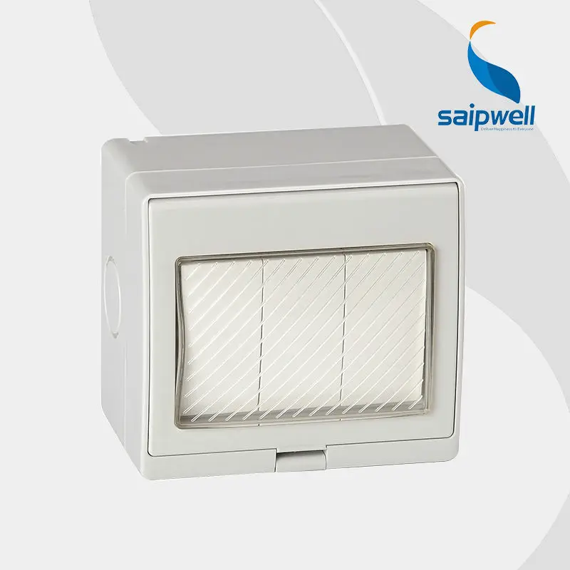 
Shower Room Waterproof 3 Gang Dimer Switch (SP-3GS) 