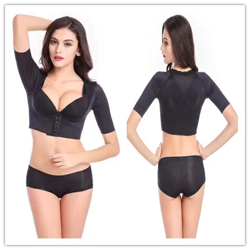 Fashion One-piece Slim Arm Shaper Correct Back Posture Humpback Prevent Short Sleeve Slimming Control Arm Shapewear